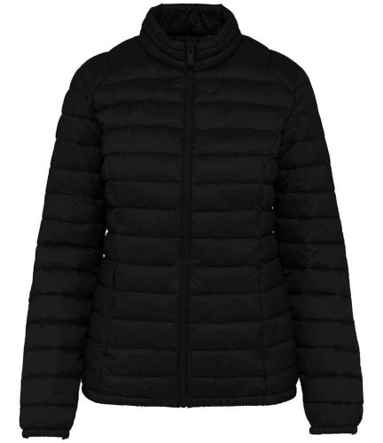 Native Spirit Ladies Lightweight Recycled Padded Jacket - BLK - S